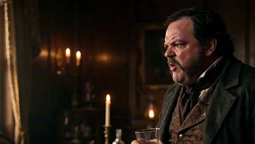 Silas Finch by candlelight — character brought to screen