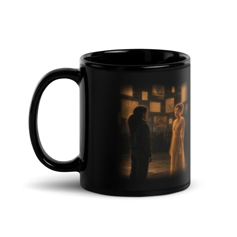 A.I. & I Black Mug