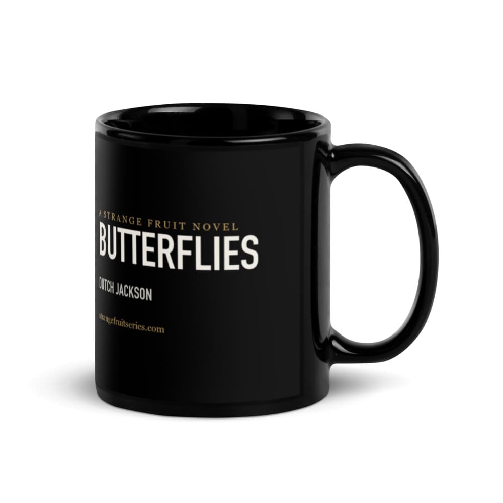 Butterflies Black Mug, view 2