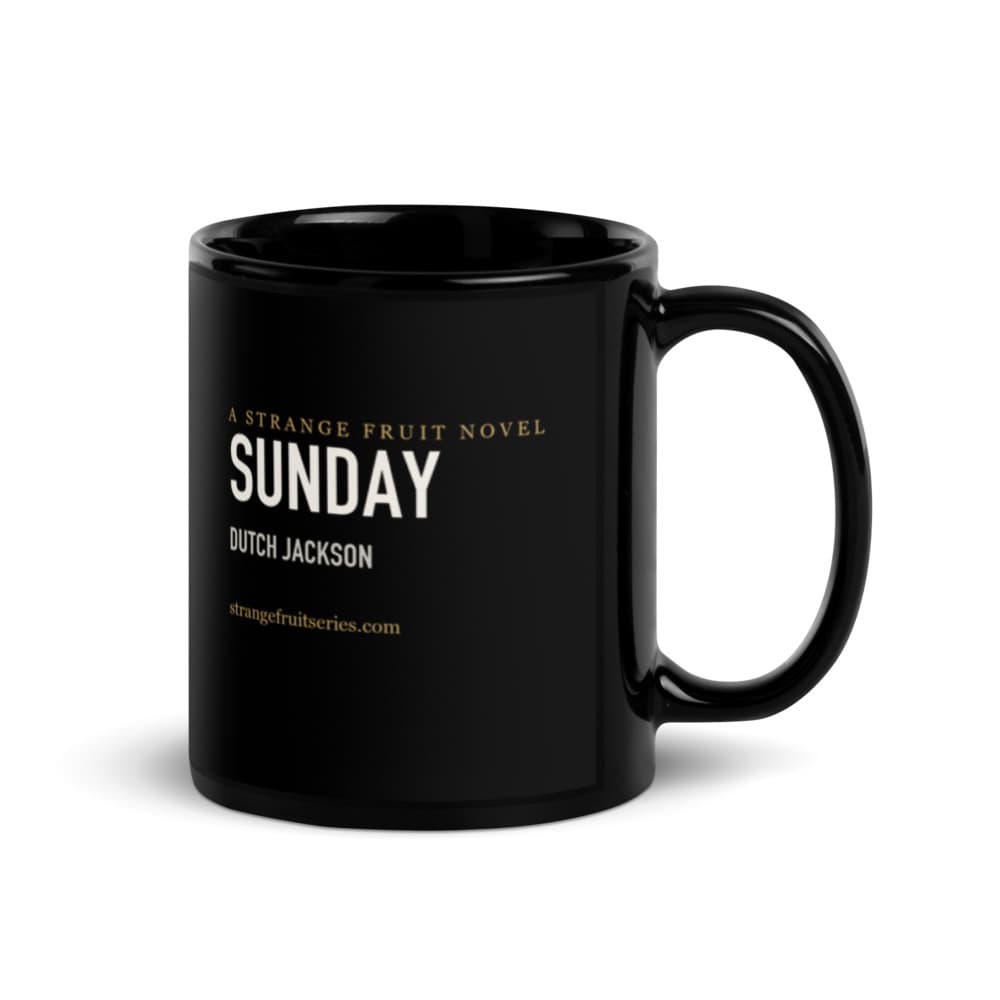 Sunday Black Mug, view 2