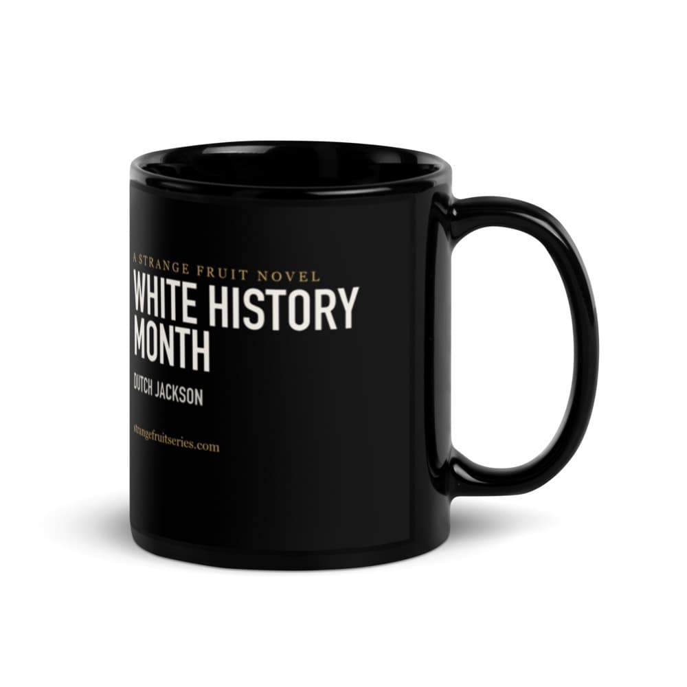 White History Month Black Mug, view 2